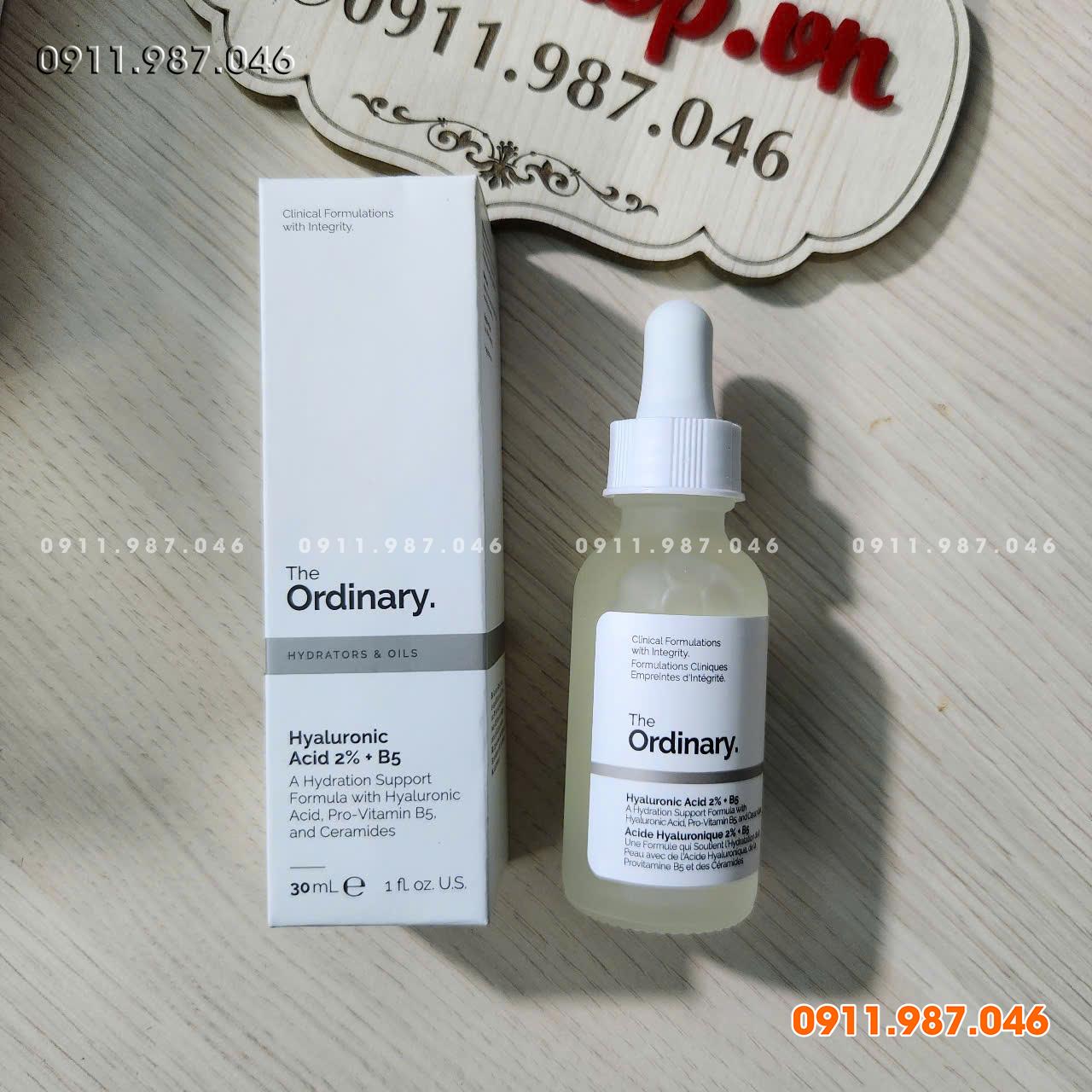 [Nâng cấp mới 2024] Serum cấp ẩm phục hồi Ordinary HA 2% + B5 30ml/60ml chính hãng - LX102200