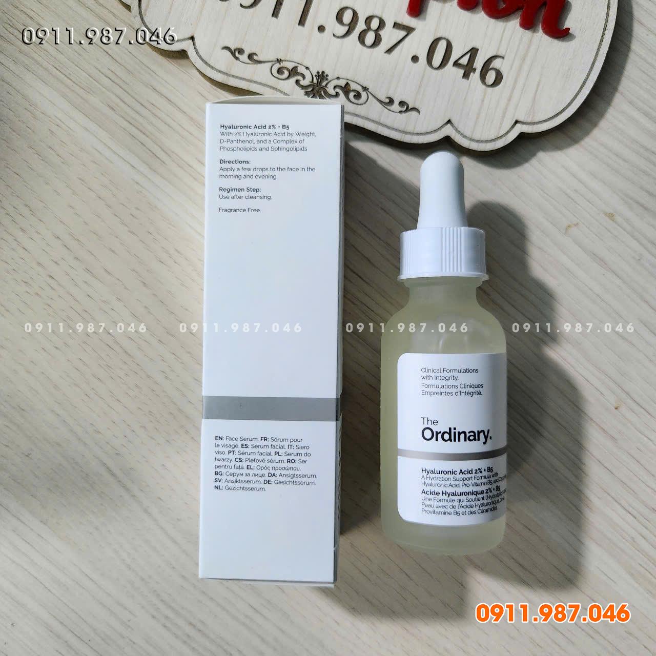 [Nâng cấp mới 2024] Serum cấp ẩm phục hồi Ordinary HA 2% + B5 30ml/60ml chính hãng - LX102200