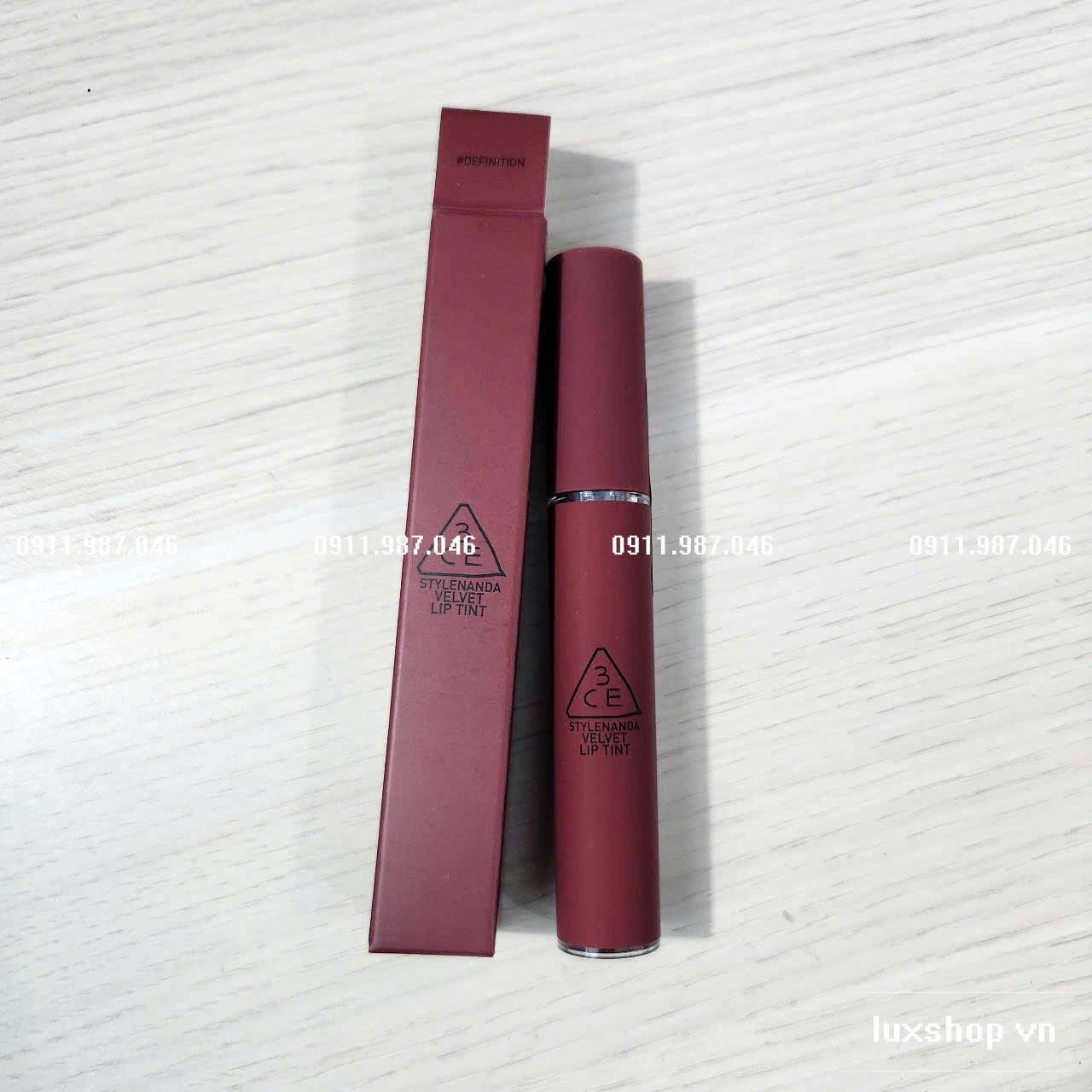 Son 3CE Definition màu đỏ nâu trầm chính hãng - 102284
