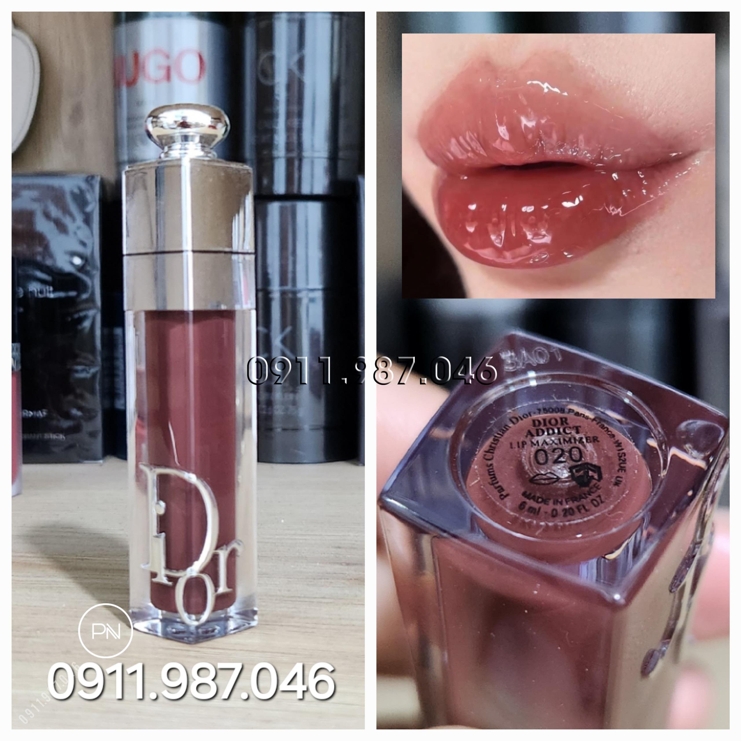 [New 2023] Son dưỡng Collagen Dior 020 Mahogany ĐỎ NÂU chính hãng - PN102191