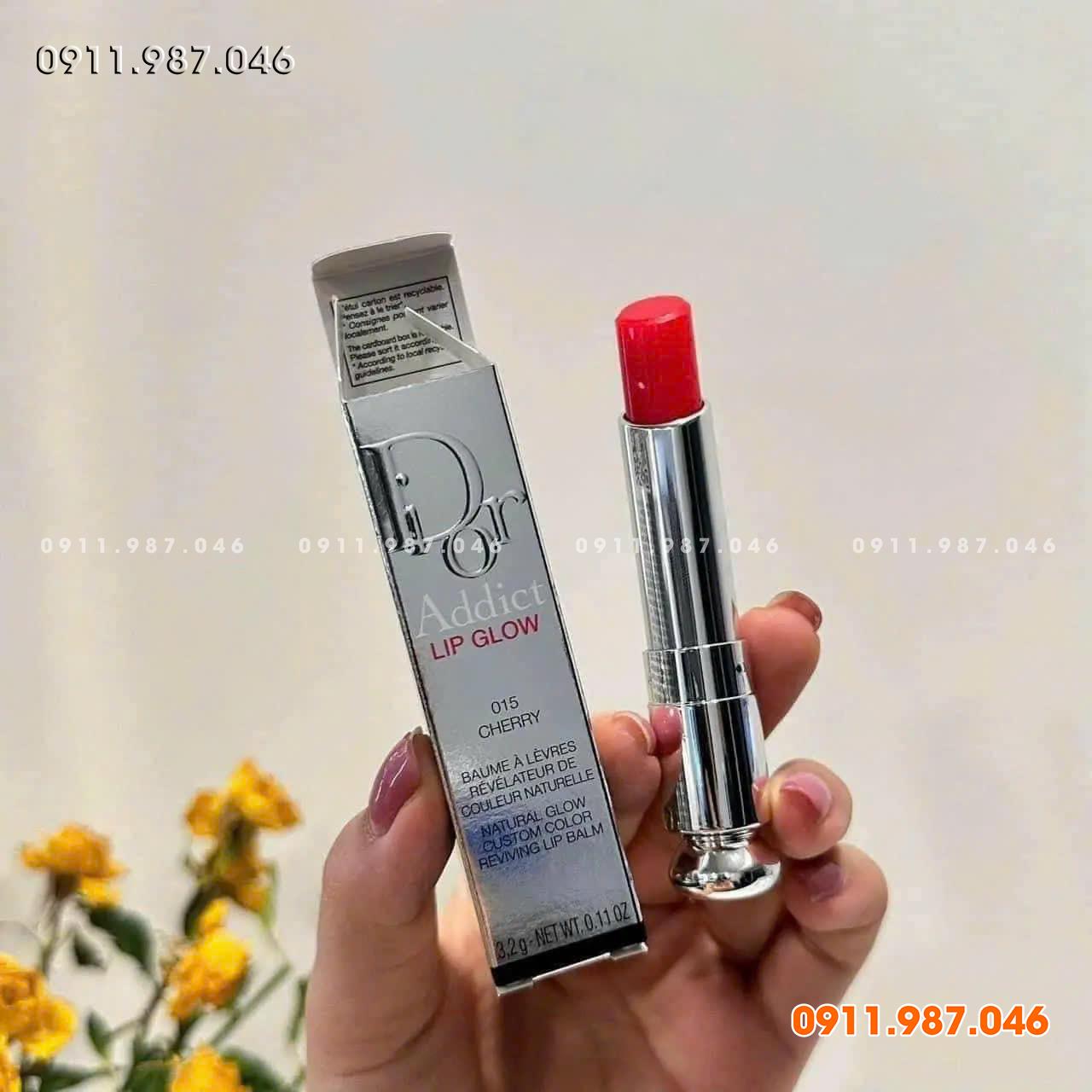 [Fullbox] Son dưỡng Dior 015 Cherry chính hãng - LX102226