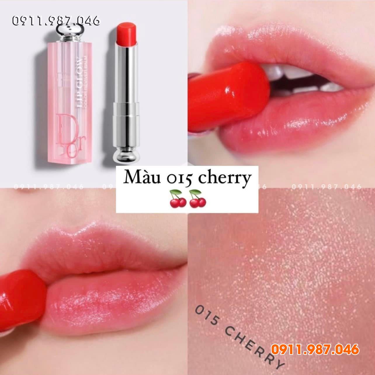 [Fullbox] Son dưỡng Dior 015 Cherry chính hãng - LX102226