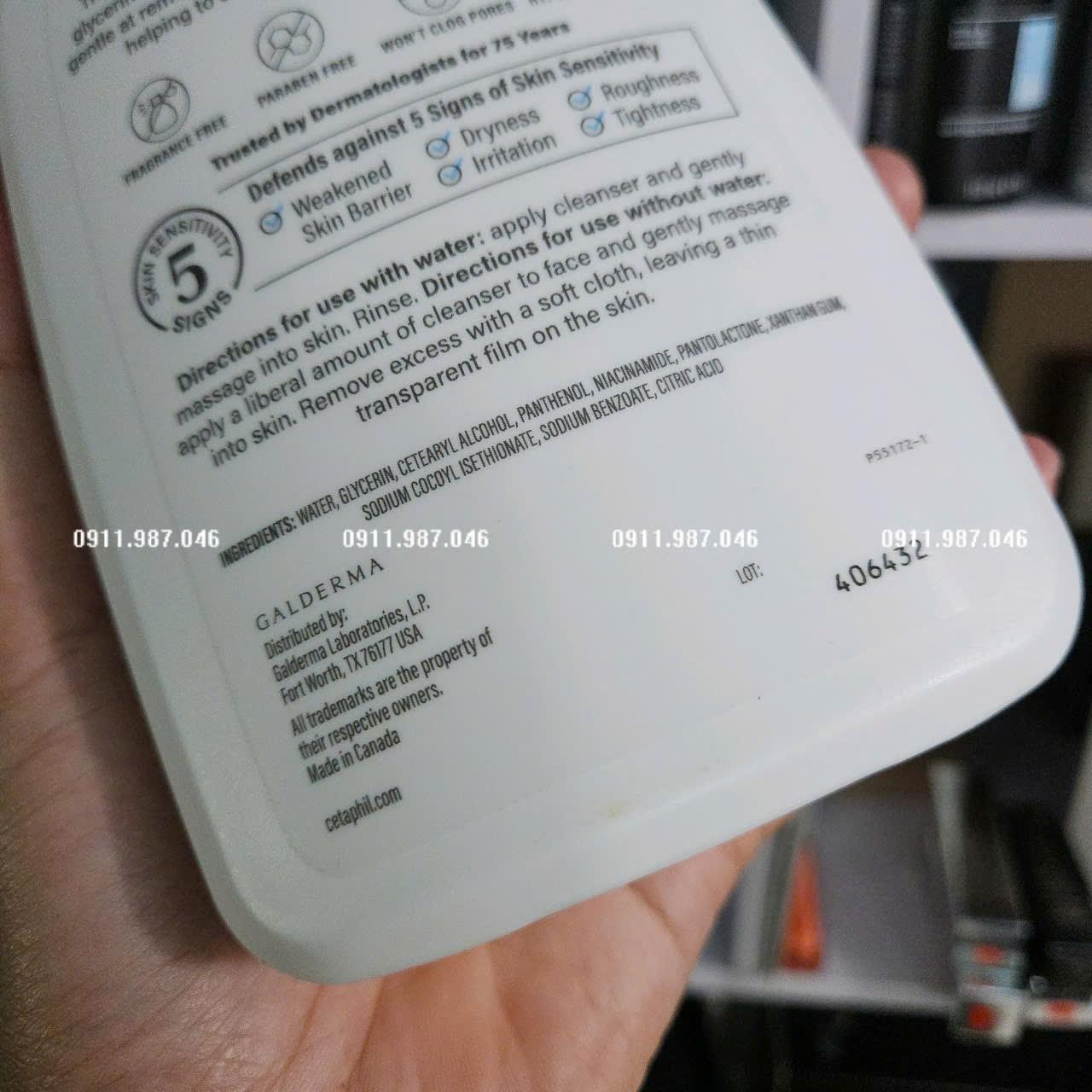 Sữa rửa mặt Cetaphil 591ml chính hãng (Canada) - LS34214