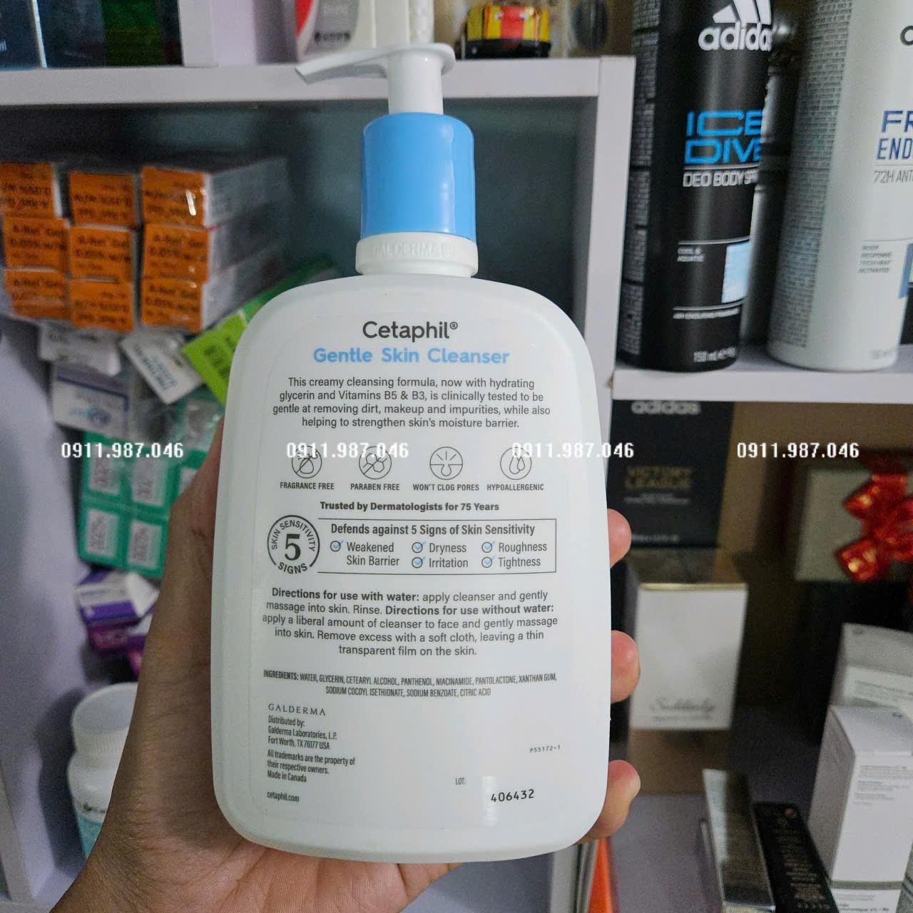 Sữa rửa mặt Cetaphil 591ml chính hãng (Canada) - LS34214