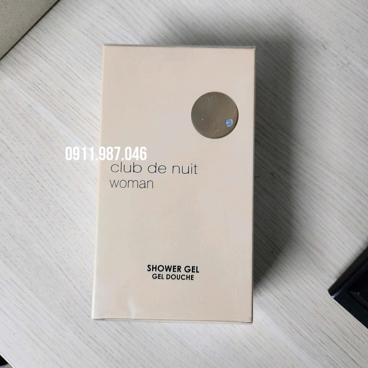 Sữa tắm nữ Armaf Club De Nuit Woman Shower gel 360ml màu hồng chính hãng - LX102218
