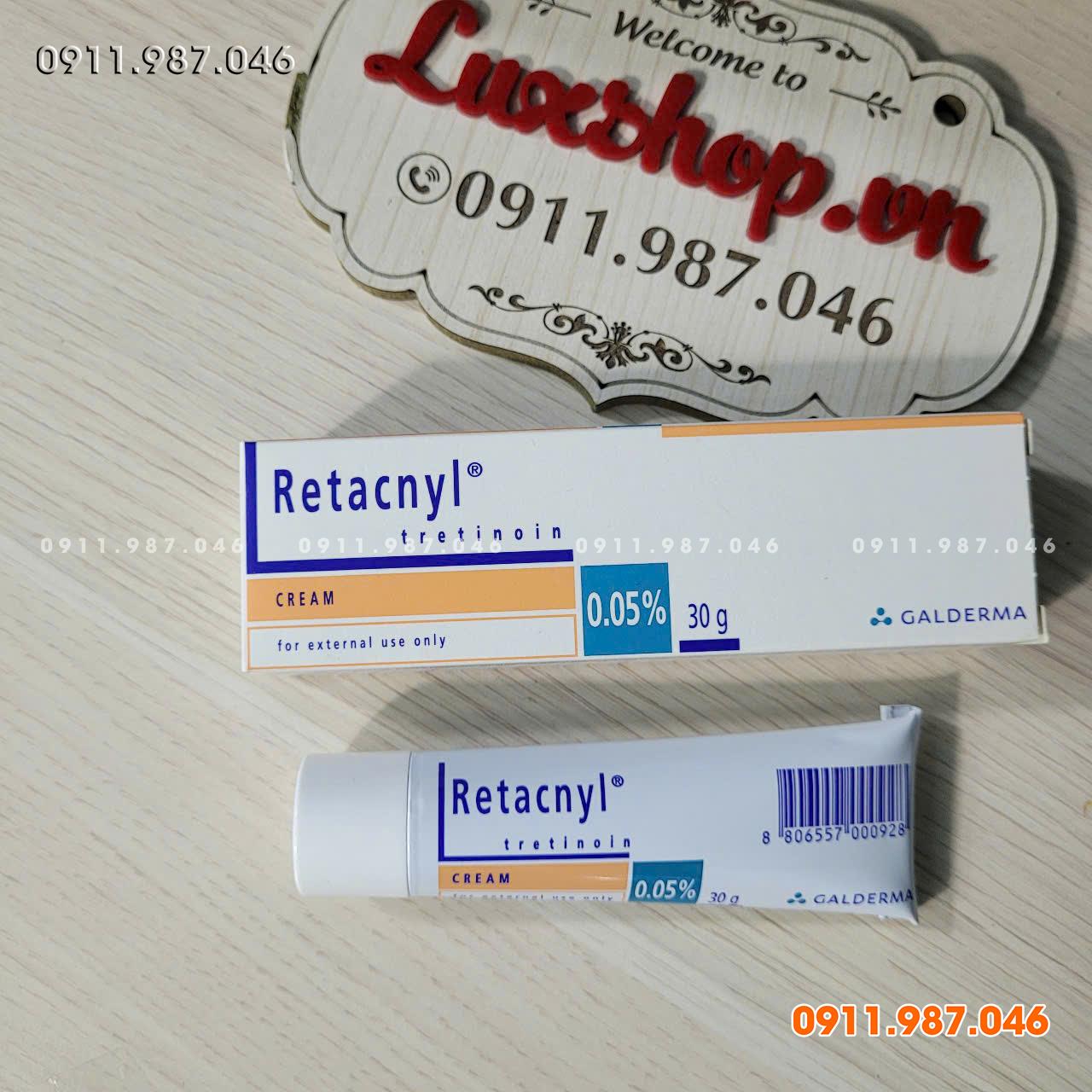 [30g - Date 5/2027] Kem Retacnyl Tretinoin 0.05% Galderma chính hãng (Pháp) - LX101993