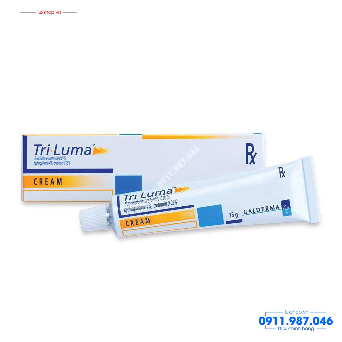 Thuốc Galderma Tri Luma Cream 15g trị thâm nám đốm nâu chính hãng (Mỹ)