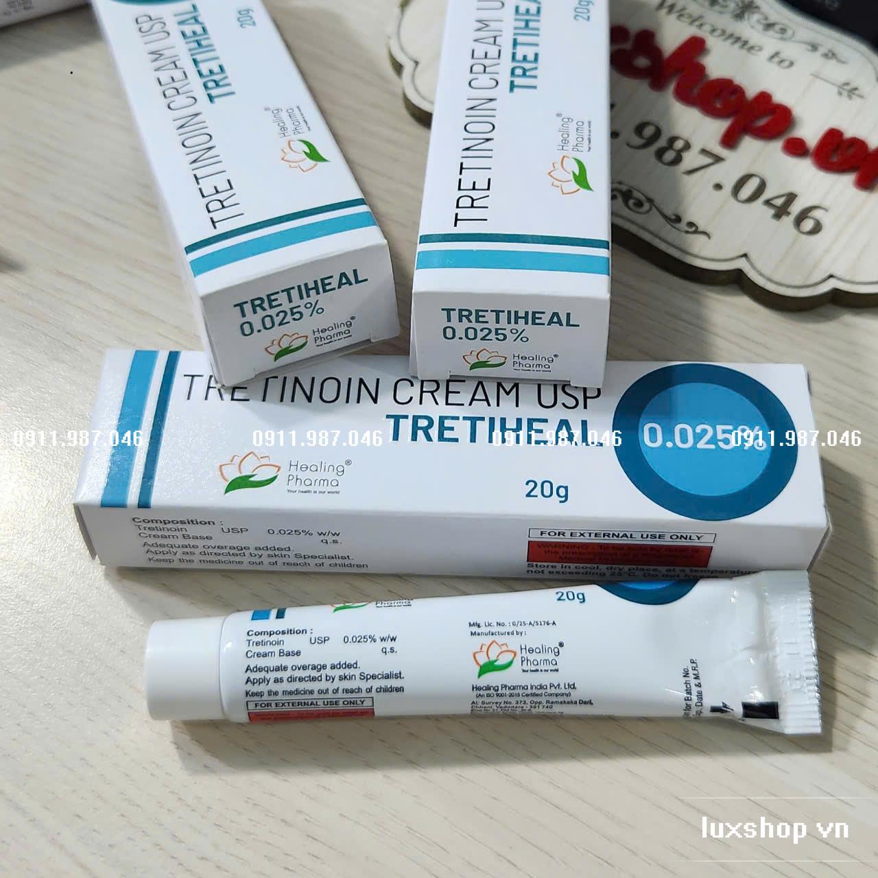 [10/2026] Tretinoin Tretiheal 0.025% chính hãng (Ấn) - LS102290