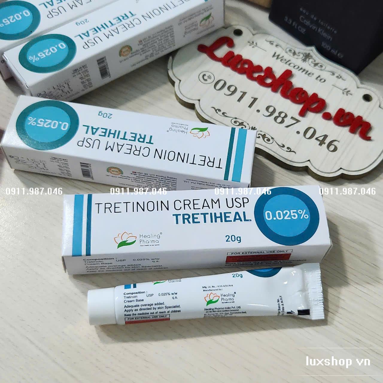 [10/2026] Tretinoin Tretiheal 0.025% chính hãng (Ấn) - LS102290