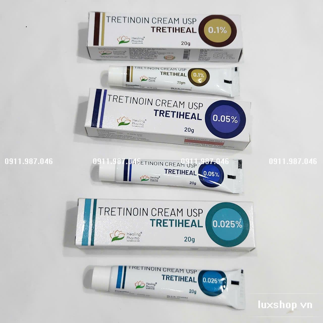 [10/2026] Tretinoin Tretiheal 0.025% chính hãng (Ấn) - LS102290
