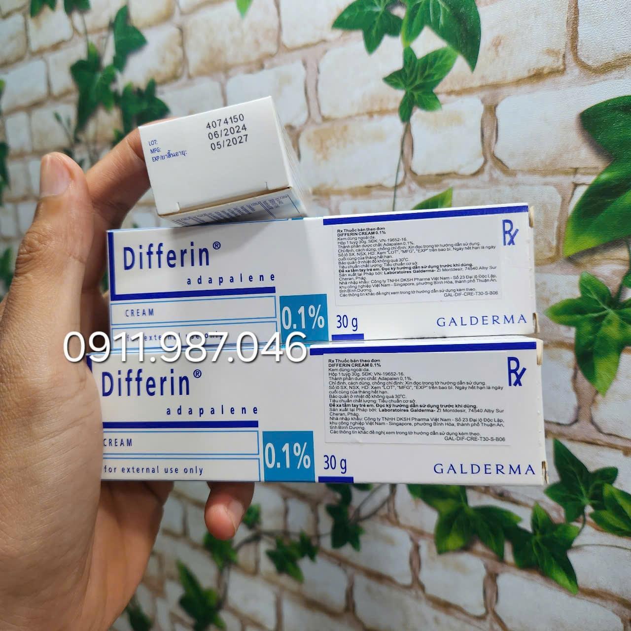 [Date 5/2027] Trị mụn Differin chính hãng 30g (CTY) - PN102149