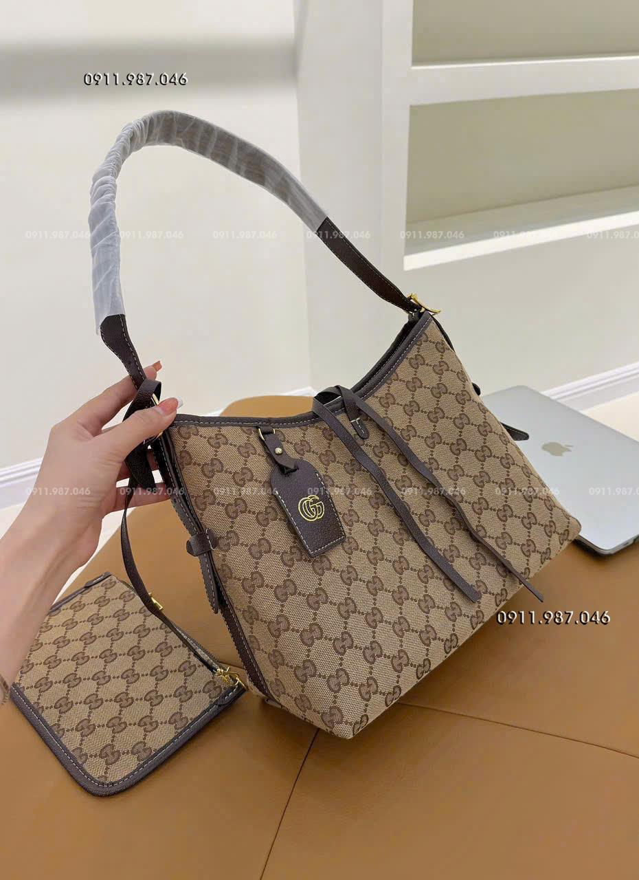 [35cm] Túi xách đeo vai gucci  bản sét đôi mẫu mới đi chơi, du lịch, đi làm đều đẹp sang chảnh - LX102228