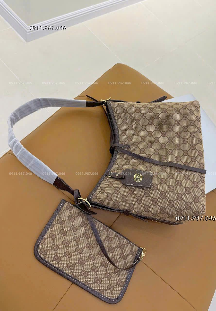 [35cm] Túi xách đeo vai gucci  bản sét đôi mẫu mới đi chơi, du lịch, đi làm đều đẹp sang chảnh - LX102228