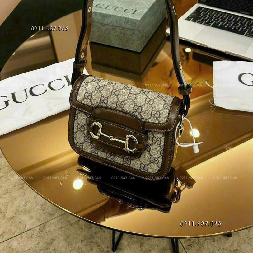 Túi xách nữ Gucci nhỏ gọn xinh xắn đeo chéo kẹp nách đều đẹp - TXN102238-017