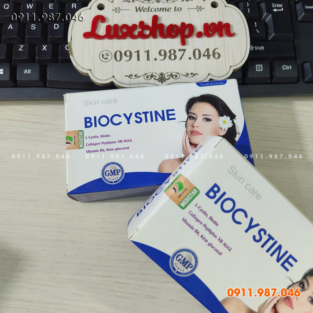 [Sale 2/2026] Viên uống Biocystine chính hãng 30 viên - PN100143