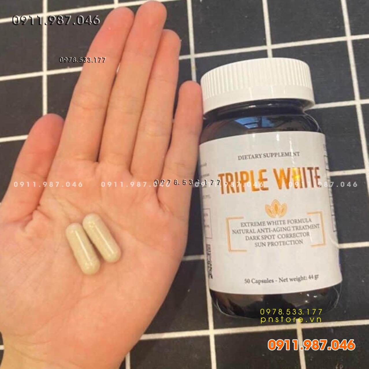 Viên uống trắng da Miracle Superior Double White Extra 60 viên mẫu mới chính hãng (Mỹ)