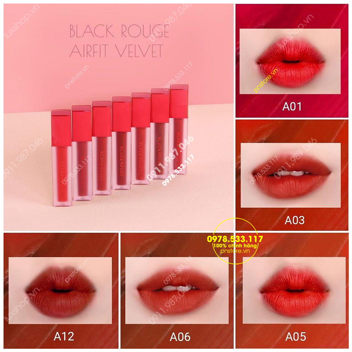 son-kem-li-black-rouge-version-1-vo-do-chinh-hang-han-quoc